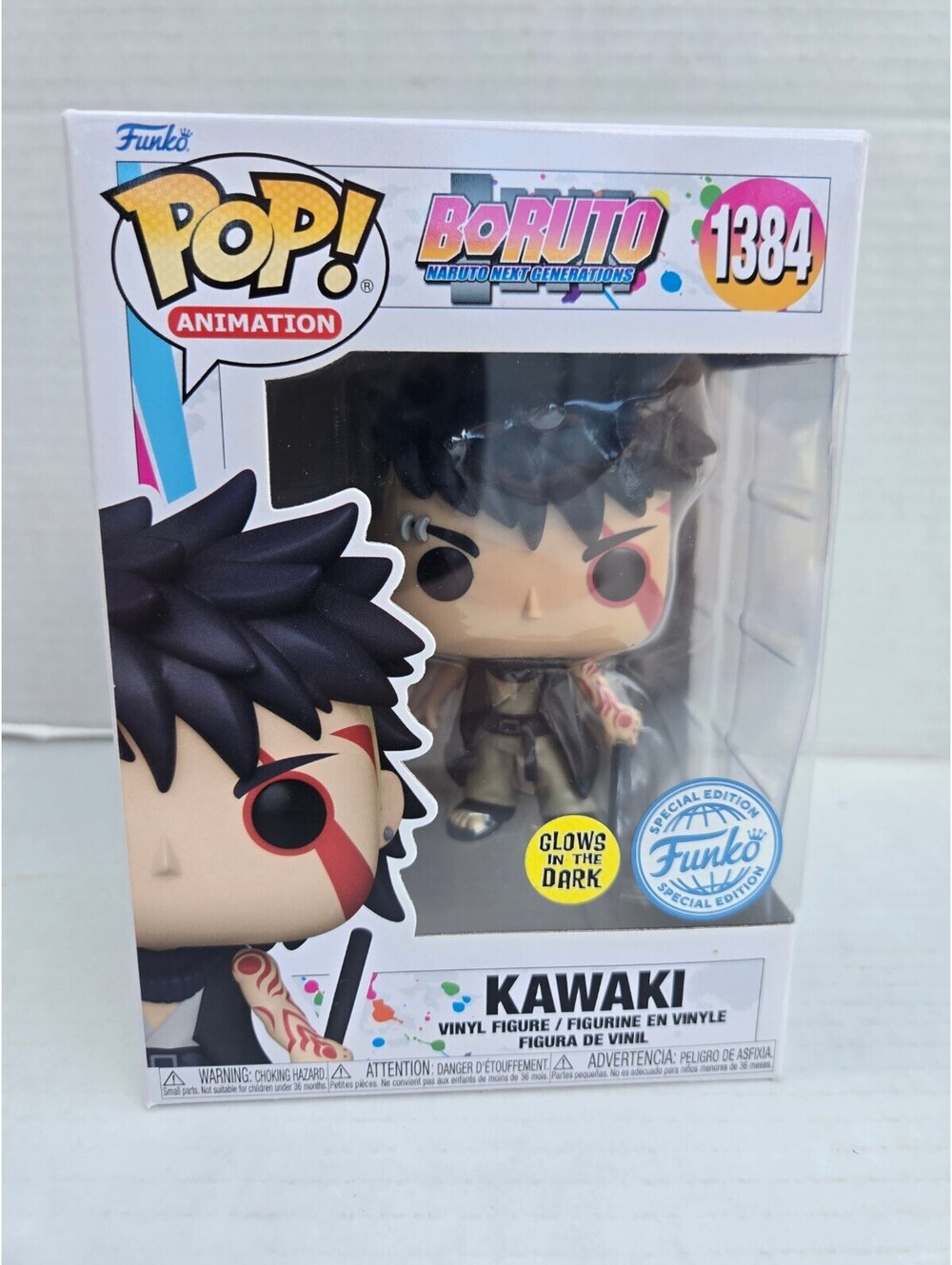 Funko Pop! Animation Boruto Kawaki Glow in the Dark Vinyl Figure #1384 -
